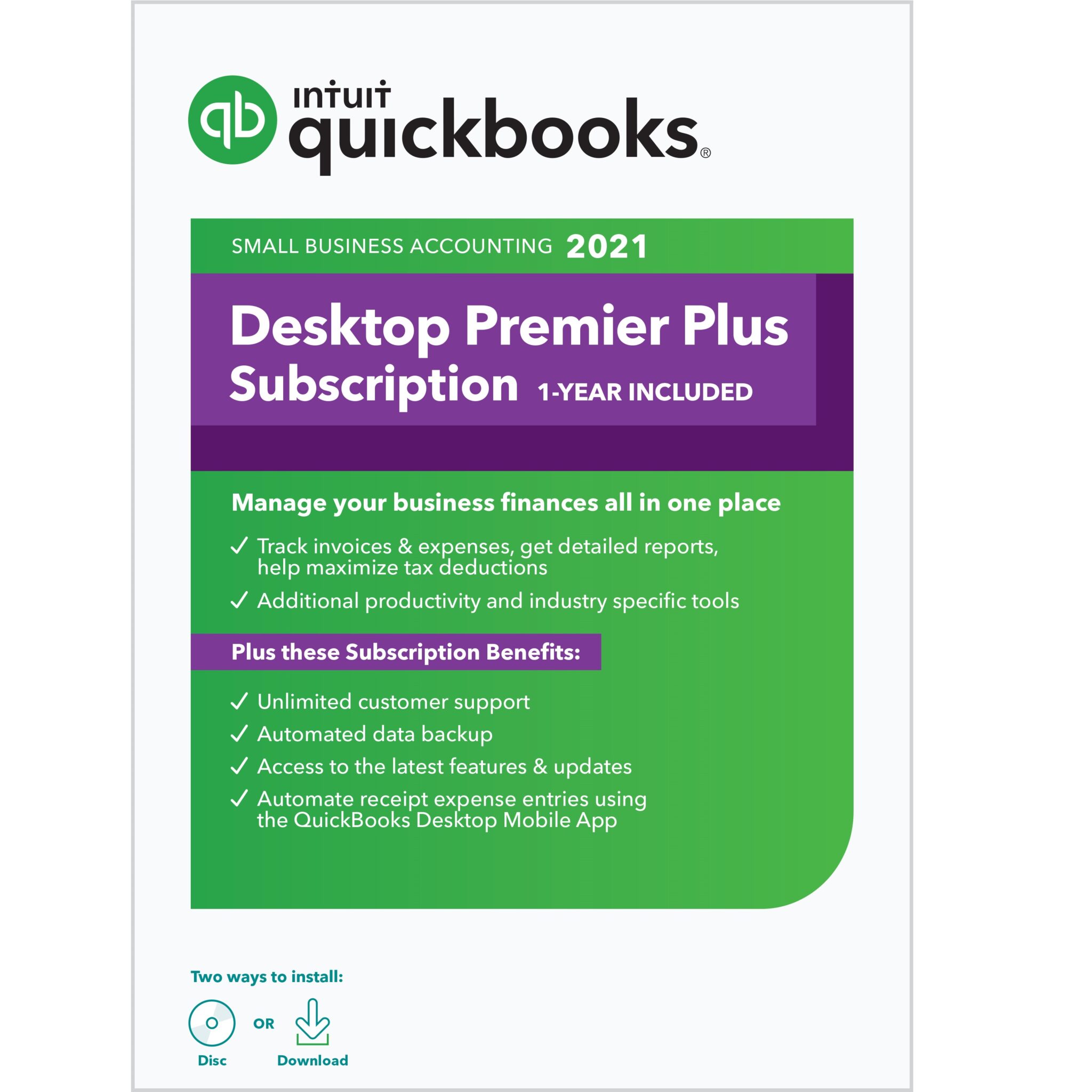 Quickbooks Desktop Premier Plus 2021 US Edition TransNational